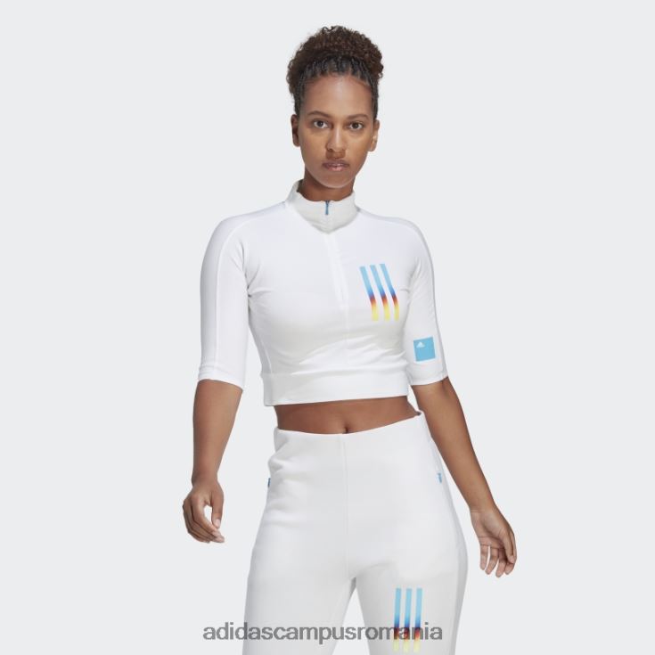 adidas campus romania tricou adidas slim fit mission victory alb femei alb J266N222443