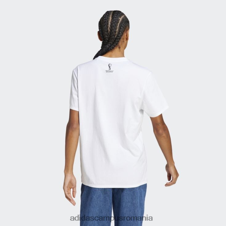 adidas campus romania tricou alb adidas cupa mondială fifa 2022 germania femei alb J266N222716
