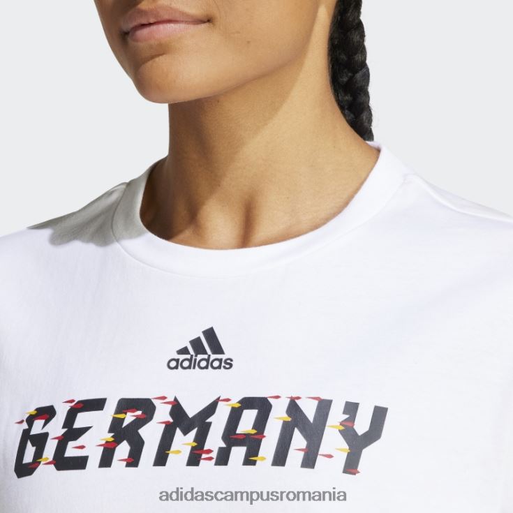 adidas campus romania tricou alb adidas cupa mondială fifa 2022 germania femei alb J266N222716
