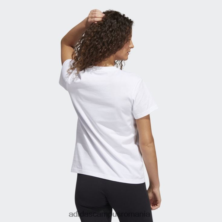 adidas campus romania tricou alb al modului de alergare femei alb J266N222552