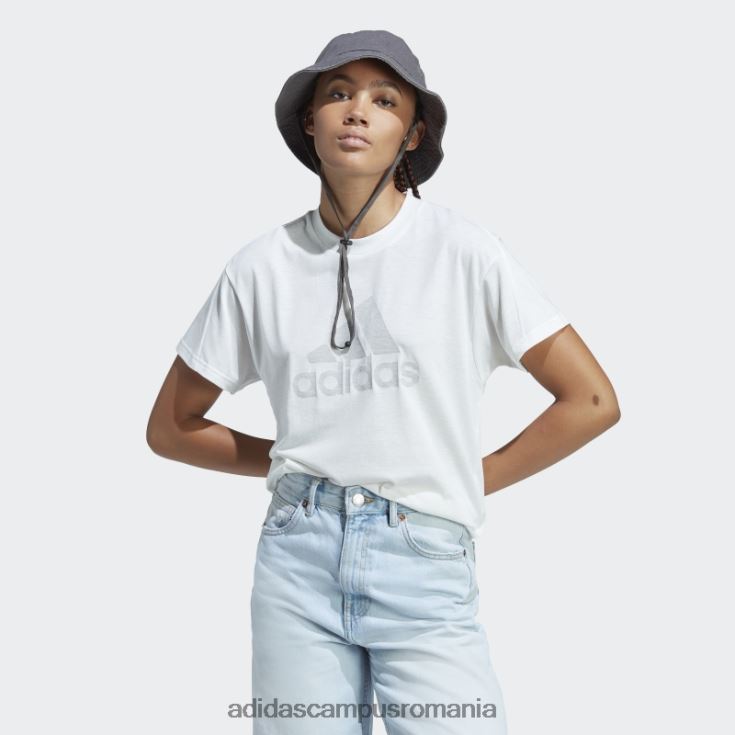 adidas campus romania tricou alb melange fashion future icons winners 3.0 femei alb melange/gri J266N222803