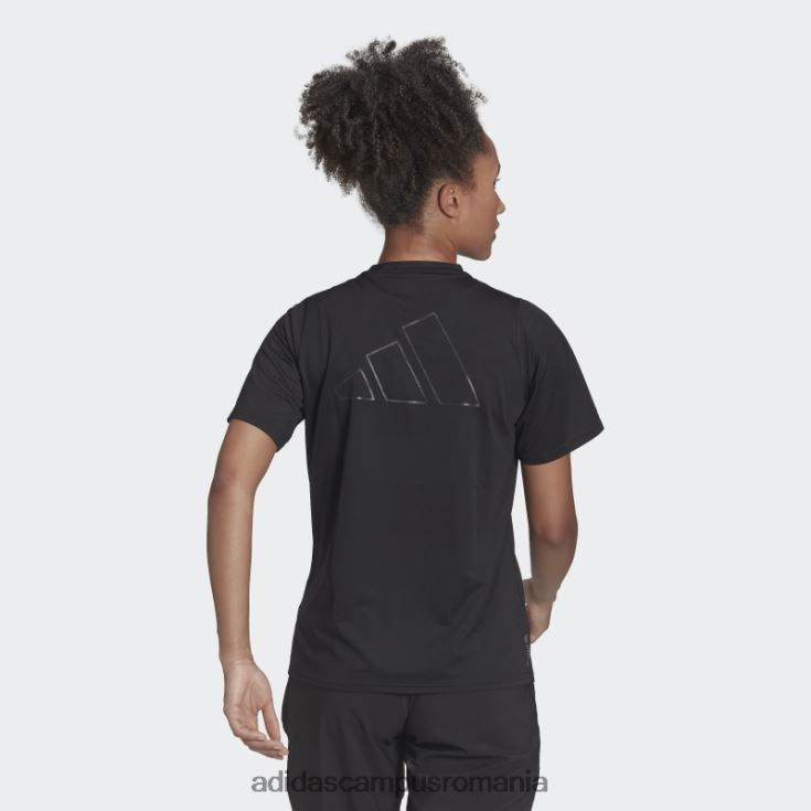adidas campus romania tricou cu iconiță de alergare negru femei negru J266N222789