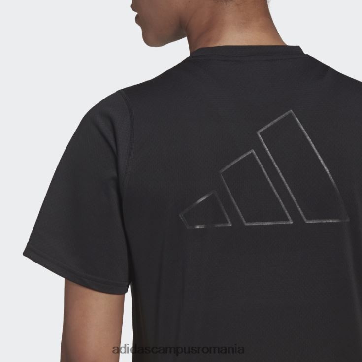 adidas campus romania tricou cu iconiță de alergare negru femei negru J266N222789