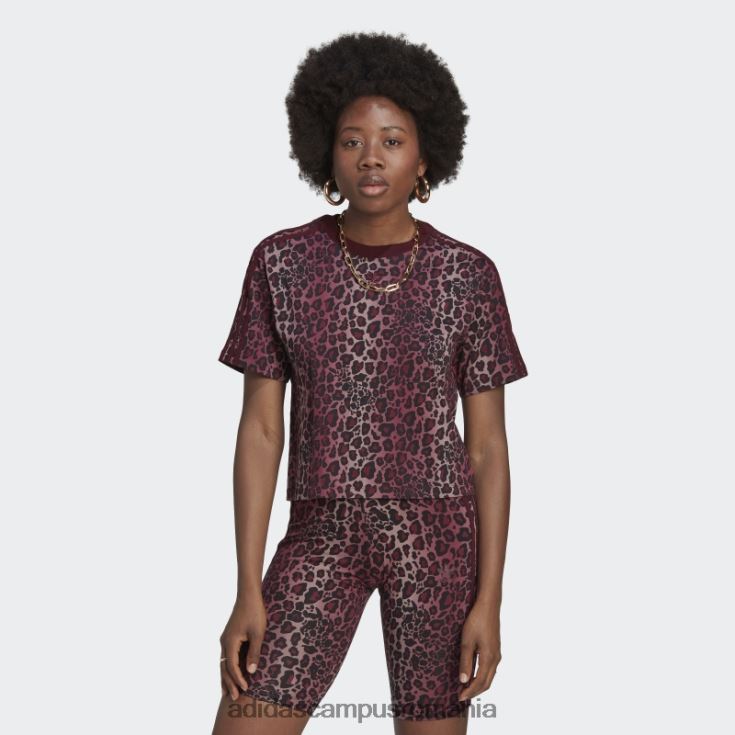 adidas campus romania tricou cu imprimeu maro adidas femei maro/multicolor J266N222710