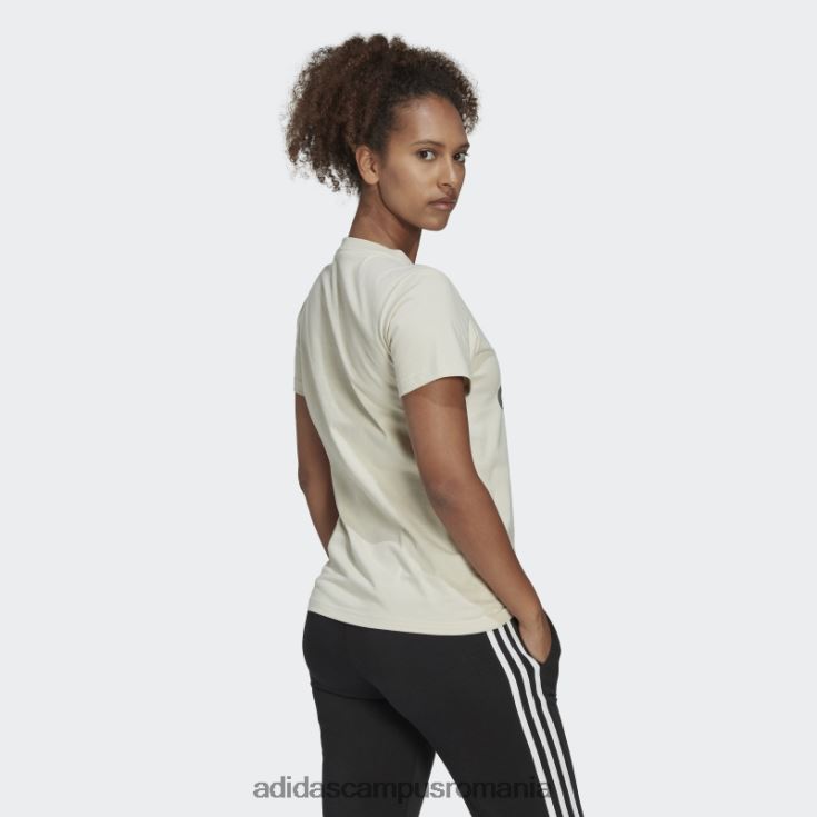 adidas campus romania tricou cu logo essentials din aluminiu femei aluminiu/argint J266N222876