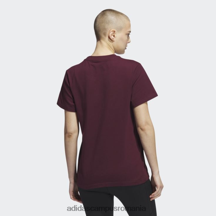 adidas campus romania tricou cu mânecă scurtă pentru jucător de joc maro femei maroon/ncaa-tam-741-2 J266N222856