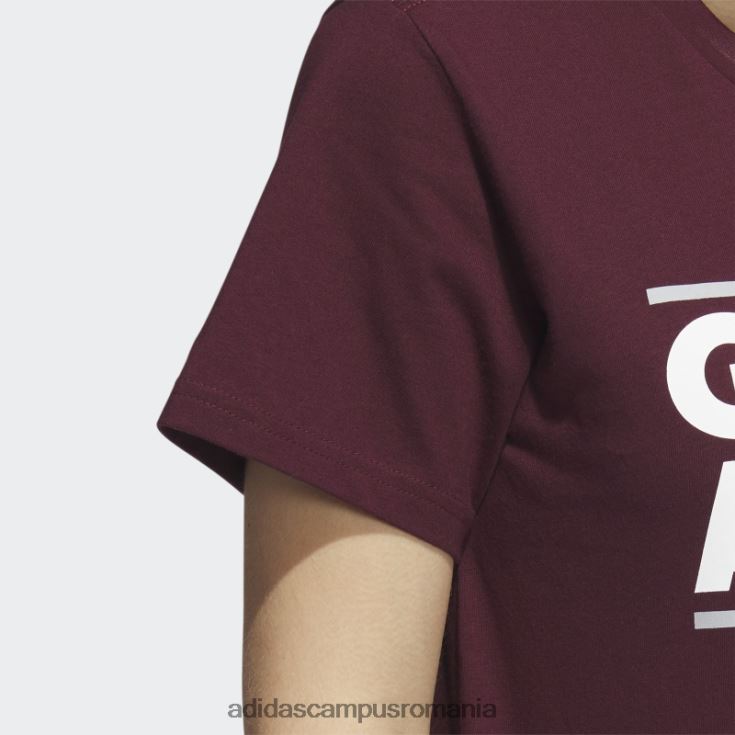 adidas campus romania tricou cu mânecă scurtă pentru jucător de joc maro femei maroon/ncaa-tam-741-2 J266N222856