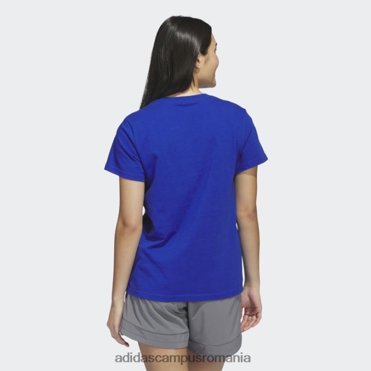 adidas campus romania tricou cu mânecă scurtă playmaker albastru regal femei albastru regal/multi J266N222976
