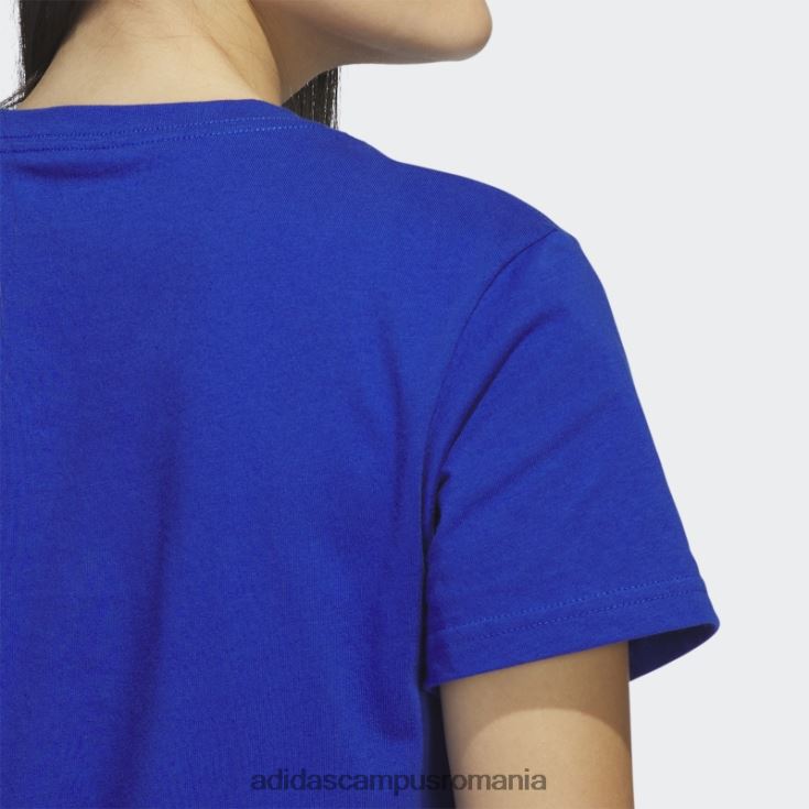 adidas campus romania tricou cu mânecă scurtă playmaker albastru regal femei albastru regal/multi J266N222976
