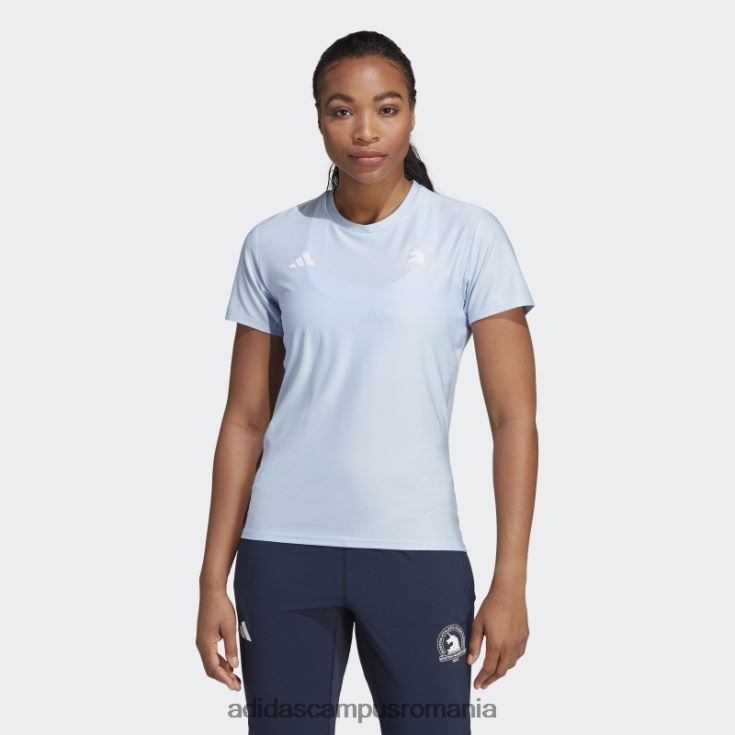 adidas campus romania tricou de alergare boston marathon 2023 albastru zori adidas femei zori albastre J266N222548