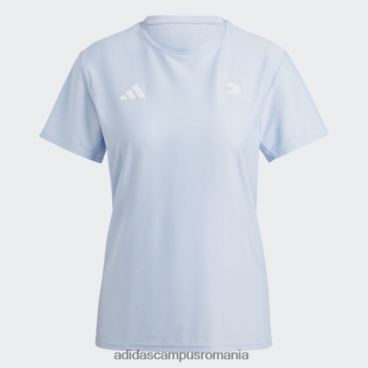 adidas campus romania tricou de alergare boston marathon 2023 albastru zori adidas femei zori albastre J266N222548