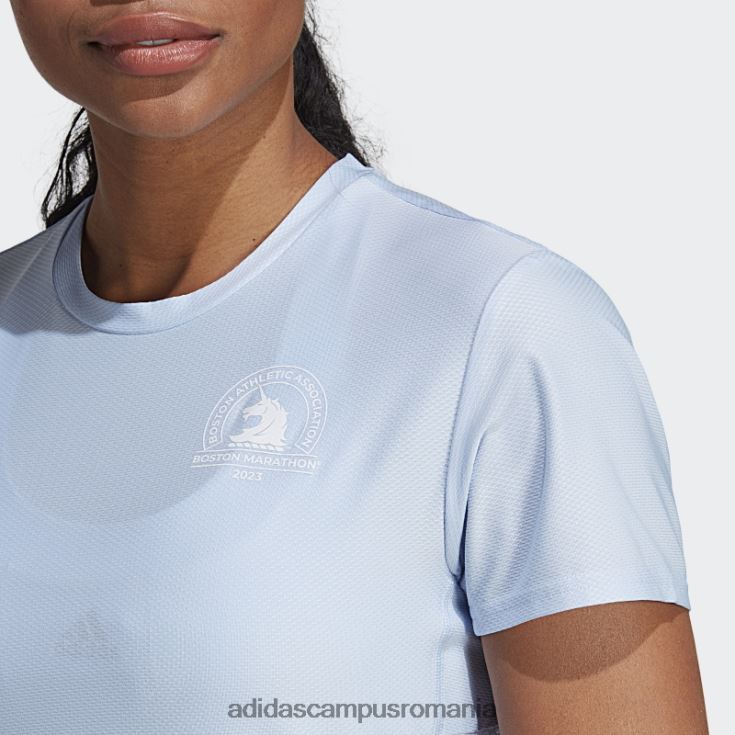 adidas campus romania tricou de alergare boston marathon 2023 albastru zori adidas femei zori albastre J266N222548