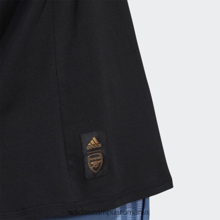 adidas campus romania tricou grafic arsenal negru femei negru J266N222826