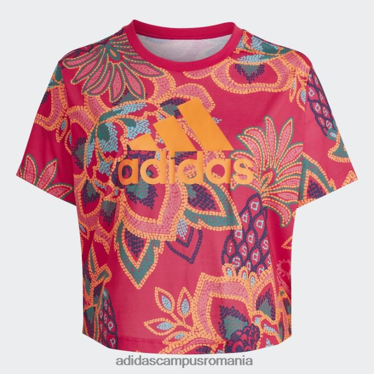 adidas campus romania tricou grafic berry farm rio (marime plus) adidas femei fructe de pădure/aplicație portocalie J266N222707