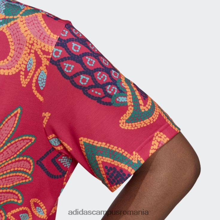 adidas campus romania tricou grafic berry farm rio (marime plus) adidas femei fructe de pădure/aplicație portocalie J266N222707