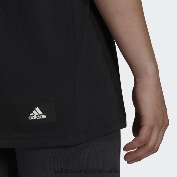 adidas campus romania tricou grafic logo icons future negru femei negru J266N222441