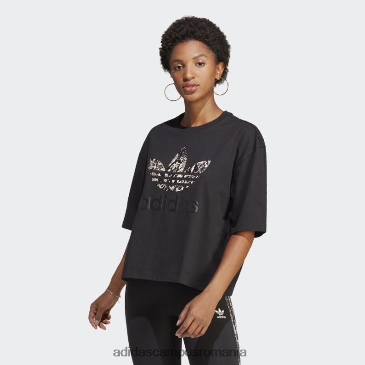 adidas campus romania tricou grafic negru femei negru J266N222454