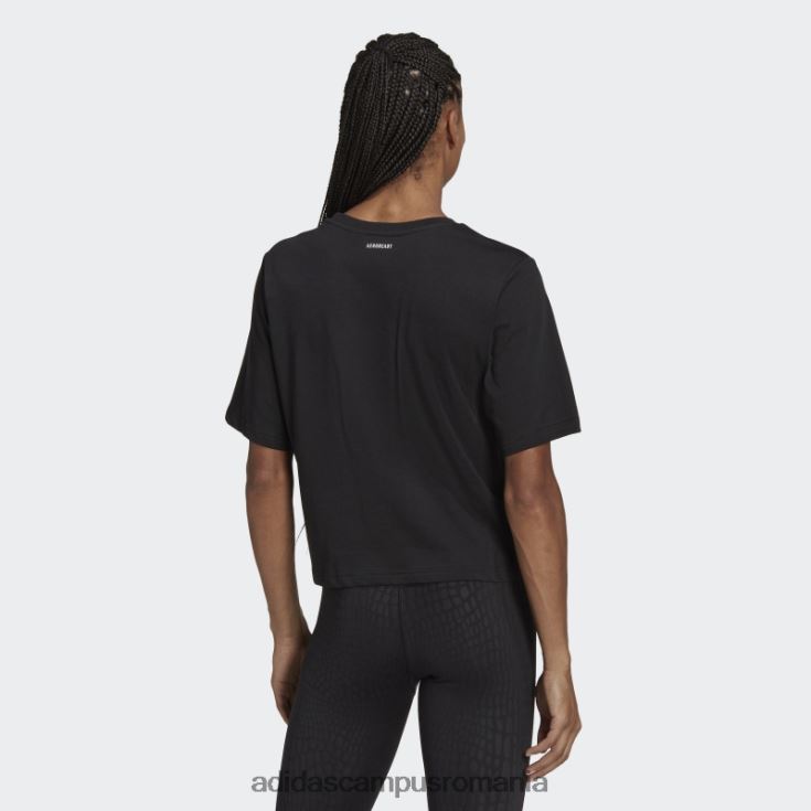 adidas campus romania tricou grafic negru pentru antrenament aeroready adidas femei negru J266N222653