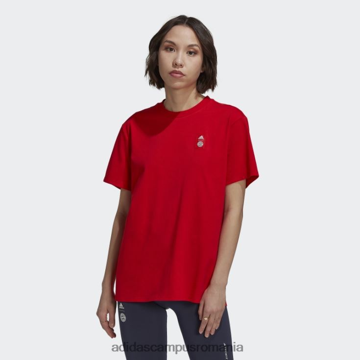 adidas campus romania tricou grafic roșu fc bayern adidas femei roșu J266N222563