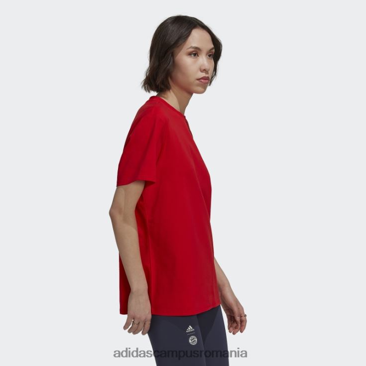 adidas campus romania tricou grafic roșu fc bayern adidas femei roșu J266N222563