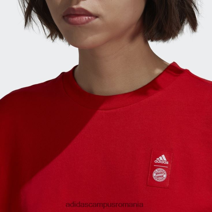 adidas campus romania tricou grafic roșu fc bayern adidas femei roșu J266N222563