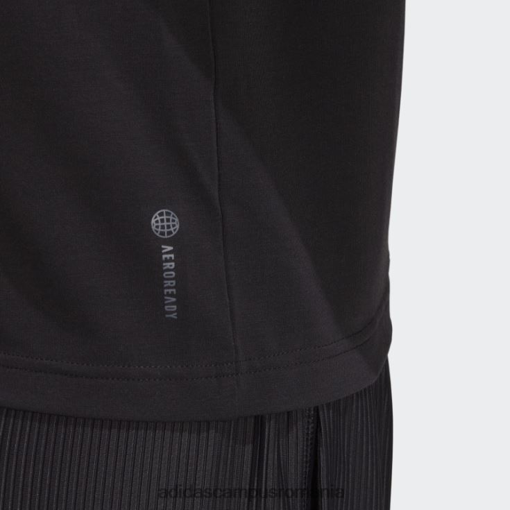 adidas campus romania tricou negru aeroready cu spate femei negru J266N222967
