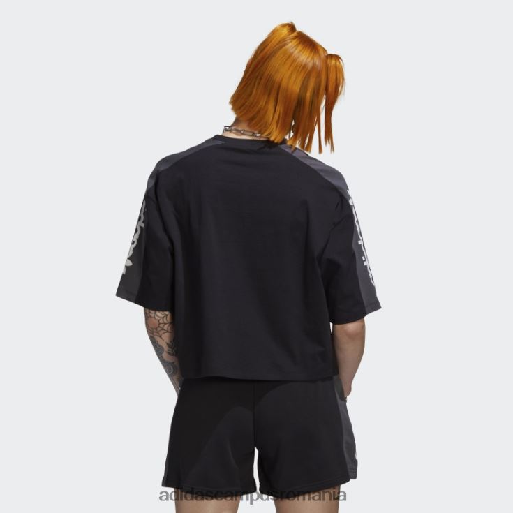 adidas campus romania tricou negru cu grafic blocat adidas femei negru J266N222635
