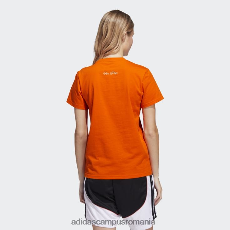 adidas campus romania tricou orange ace fdtn femei portocale J266N222678