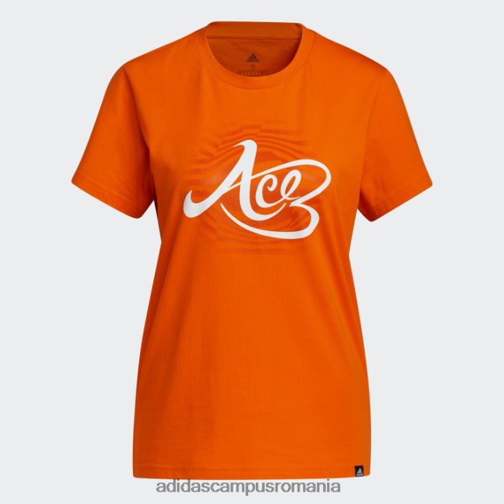 adidas campus romania tricou orange ace fdtn femei portocale J266N222678