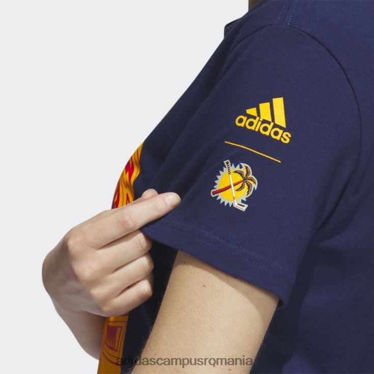 adidas campus romania tricou panthers playmaker bleumarin femei navy/multi J266N222735