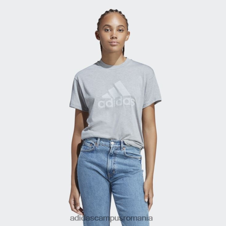 adidas campus romania tricou pentru viitorii icoane winners 3.0 gri mediu femei gri mediu/alb J266N222843