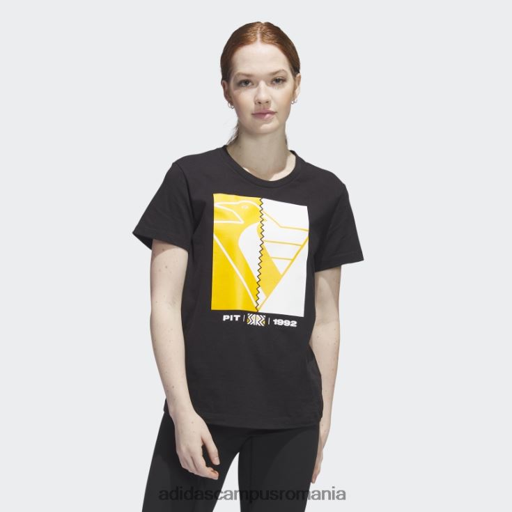 adidas campus romania tricou pinguins playmaker multi fashion femei negru/multi J266N222889