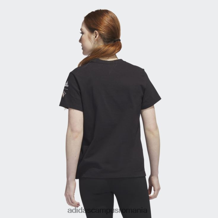 adidas campus romania tricou pinguins playmaker multi fashion femei negru/multi J266N222889