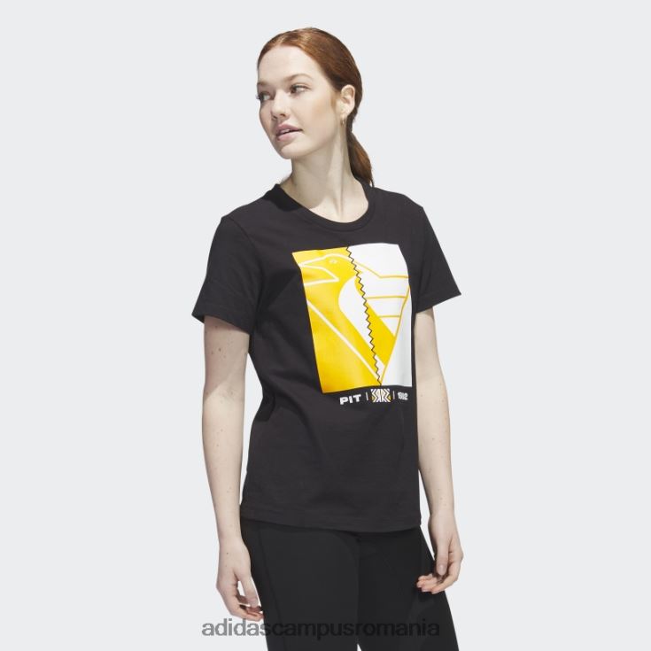 adidas campus romania tricou pinguins playmaker multi fashion femei negru/multi J266N222889