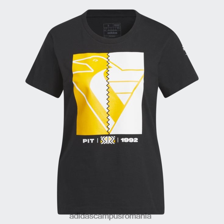 adidas campus romania tricou pinguins playmaker multi fashion femei negru/multi J266N222889