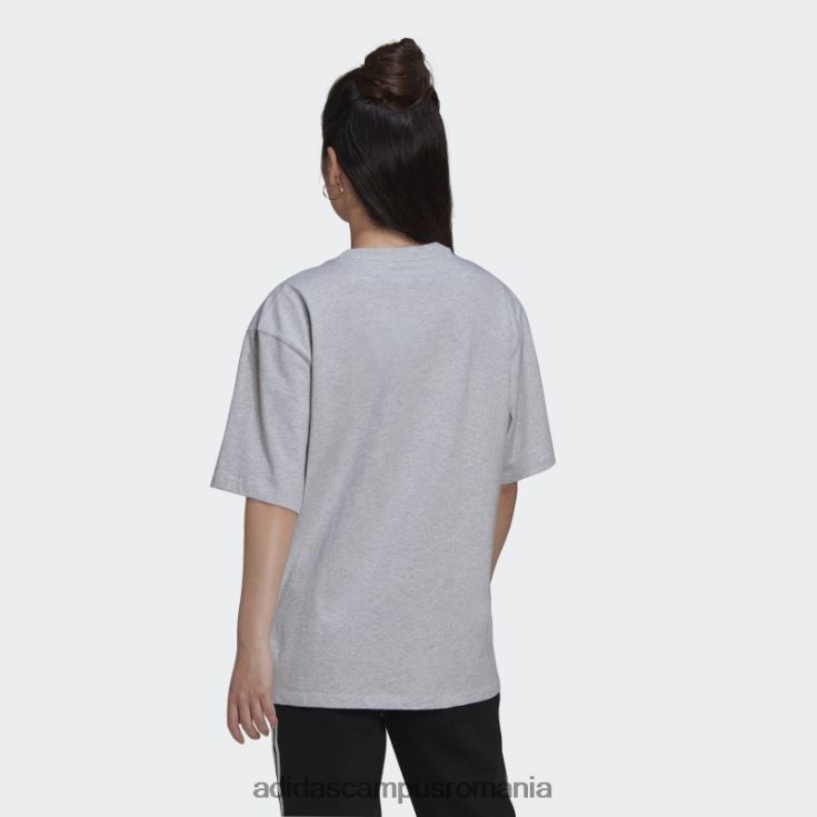 adidas campus romania tricou play cu logo gri deschis femei erica gri deschis J266N222610