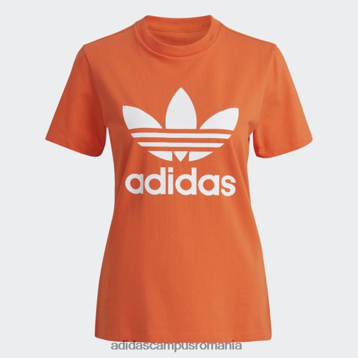 adidas campus romania tricou portocaliu adicolor classics trefoil femei portocale J266N222732