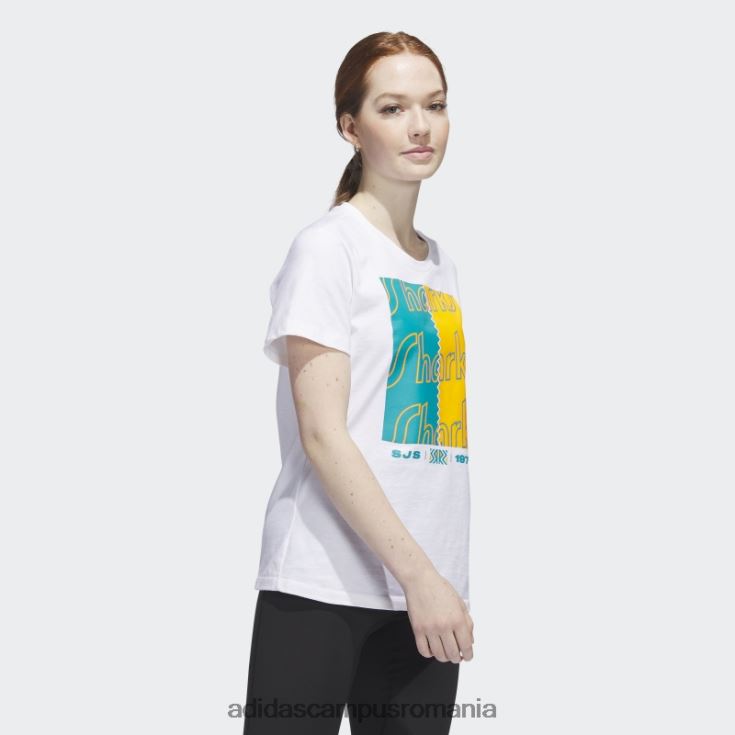 adidas campus romania tricou rechini playmaker alb femei alb/multi J266N222705