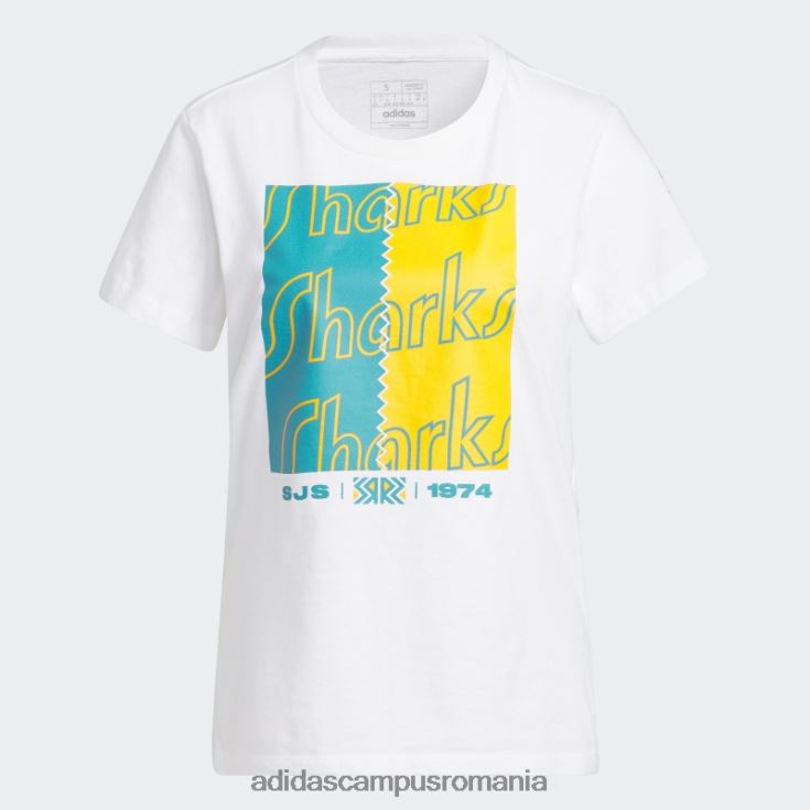 adidas campus romania tricou rechini playmaker alb femei alb/multi J266N222705