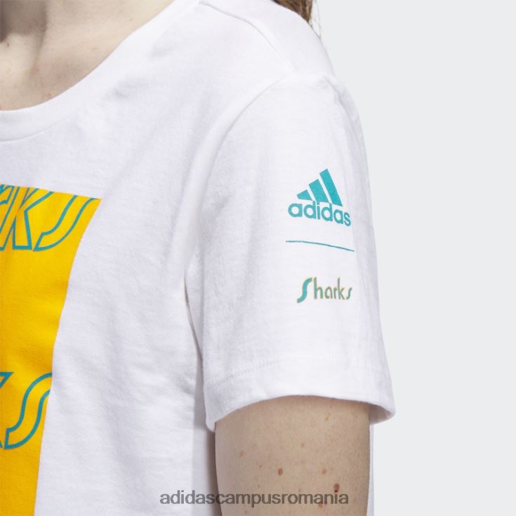 adidas campus romania tricou rechini playmaker alb femei alb/multi J266N222705