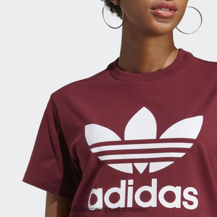 adidas campus romania tricou roșu adicolor classics trefoil femei roșu J266N222450