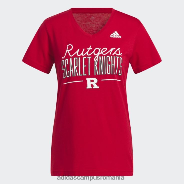 adidas campus romania tricou scarlet knights red mel adidas femei red mel/ncaa-rut-7a4-1 J266N222980