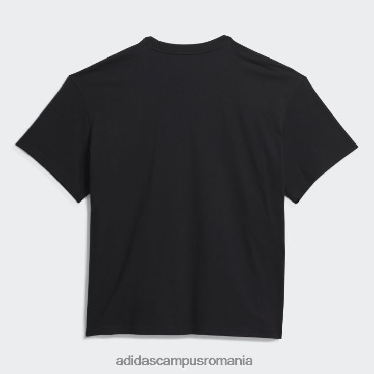 adidas campus romania tricou supradimensionat negru cupa mondială germania (mărime plus) adidas femei negru J266N222665