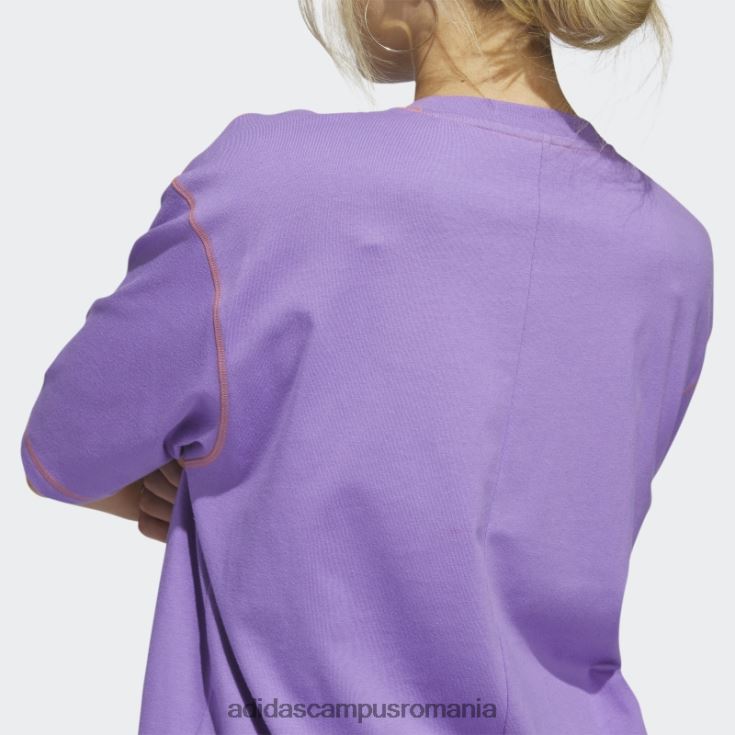 adidas campus romania violet sport statement boyfriend buzunar tricou adidas femei violet J266N222605