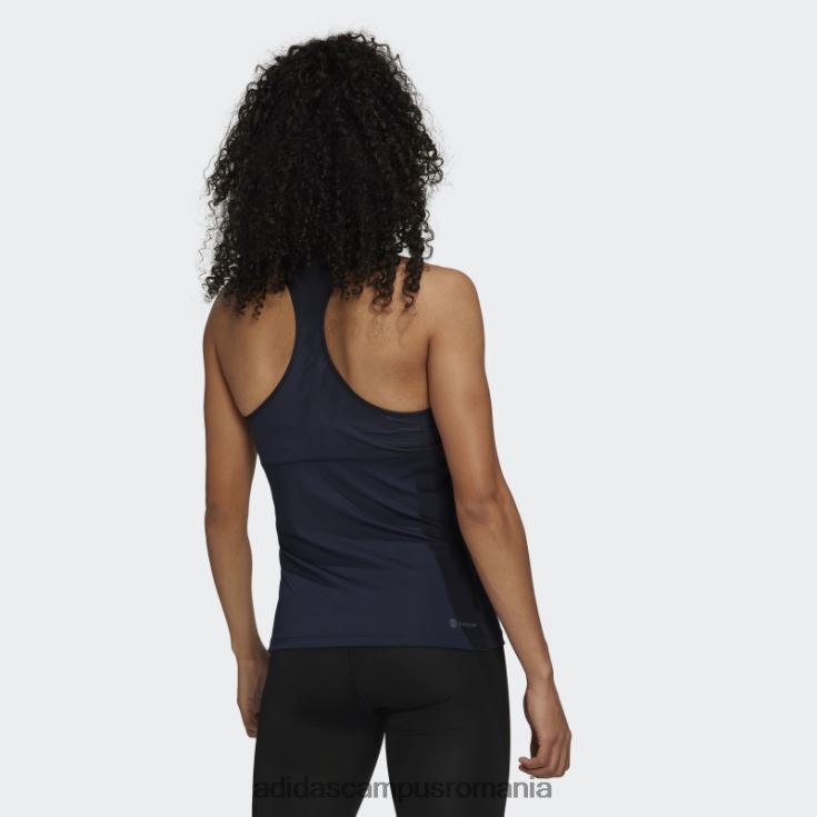 adidas campus romania Cerneală pentru maiou de antrenament techfit racerback femei cerneală/alb J266N222958
