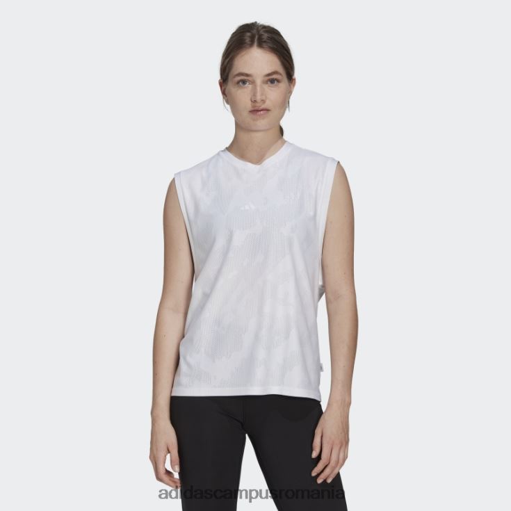 adidas campus romania alb făcut pentru a fi refăcut maiou de alergare femei alb J266N222582