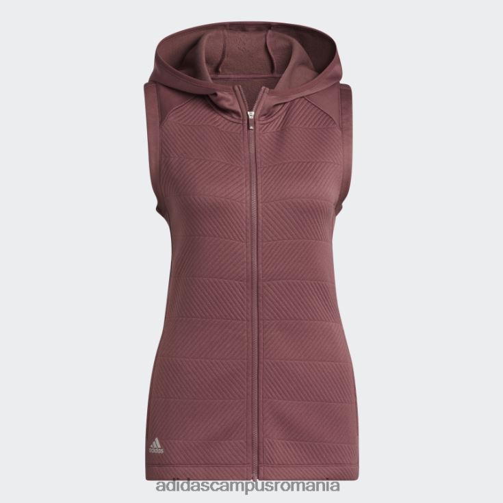 adidas campus romania cold.rdy vesta cu fermoar complet visiniu femei Burgundia J266N222796