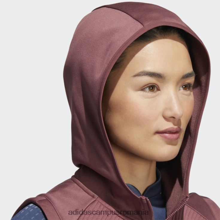 adidas campus romania cold.rdy vesta cu fermoar complet visiniu femei Burgundia J266N222796