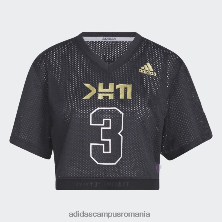 adidas campus romania marvel black panther crop top negru femei negru J266N222963