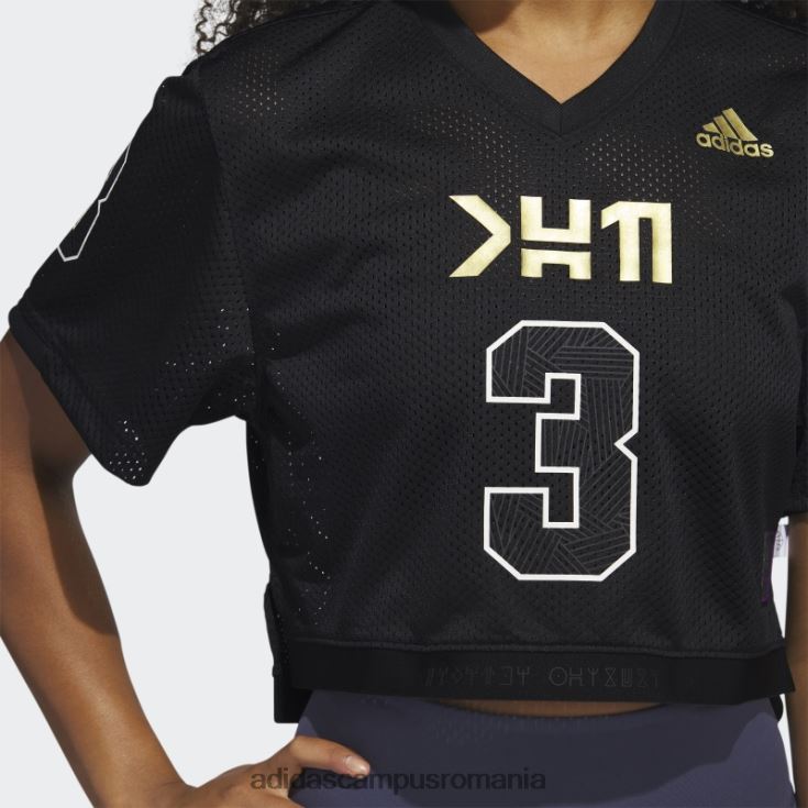 adidas campus romania marvel black panther crop top negru femei negru J266N222963